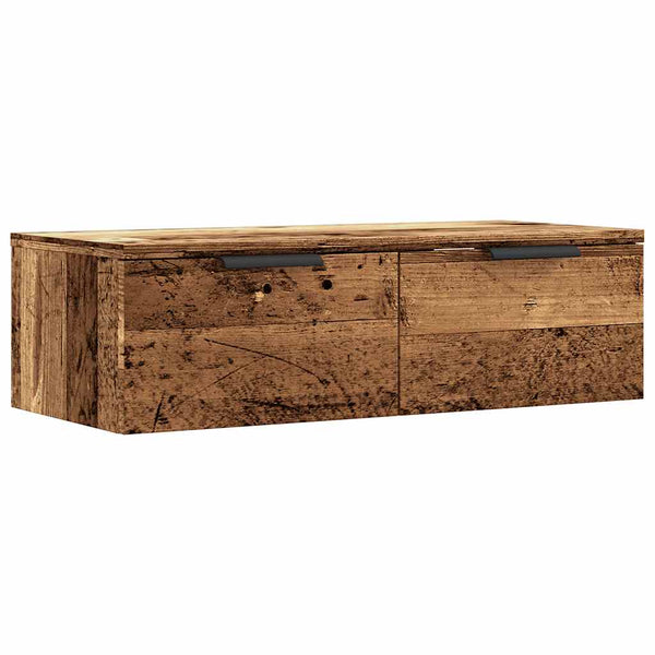 Wandschrank Altholz-Optik 68x30x20 cm