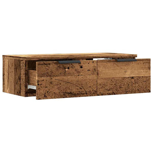 Wandschrank Altholz-Optik 68x30x20 cm