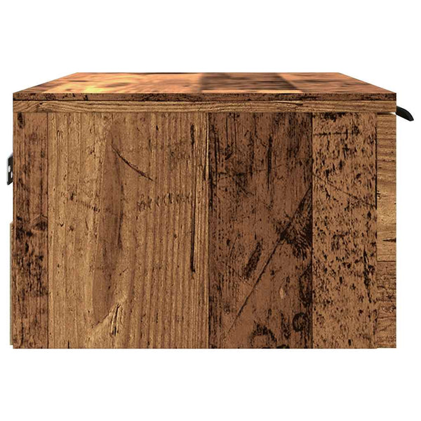 Wandschrank Altholz-Optik 68x30x20 cm