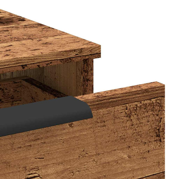 Wandschrank Altholz-Optik 68x30x20 cm
