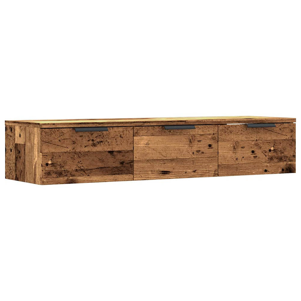 Wandschrank in Altholz-Optik, 102 cm