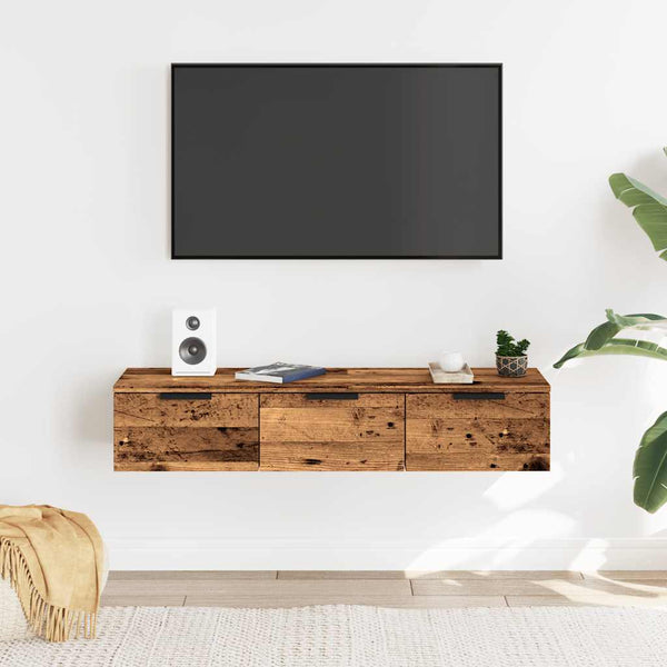 Wandschrank in Altholz-Optik, 102 cm