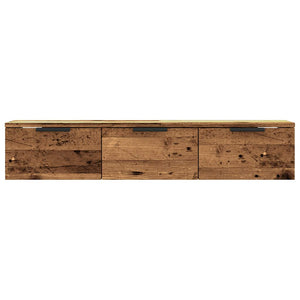 Wandschrank in Altholz-Optik, 102 cm