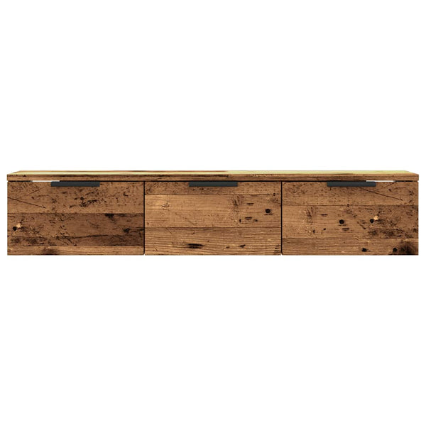 Wandschrank in Altholz-Optik, 102 cm