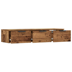 Wandschrank in Altholz-Optik, 102 cm