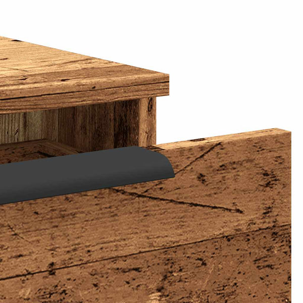 Wandschrank in Altholz-Optik, 102 cm
