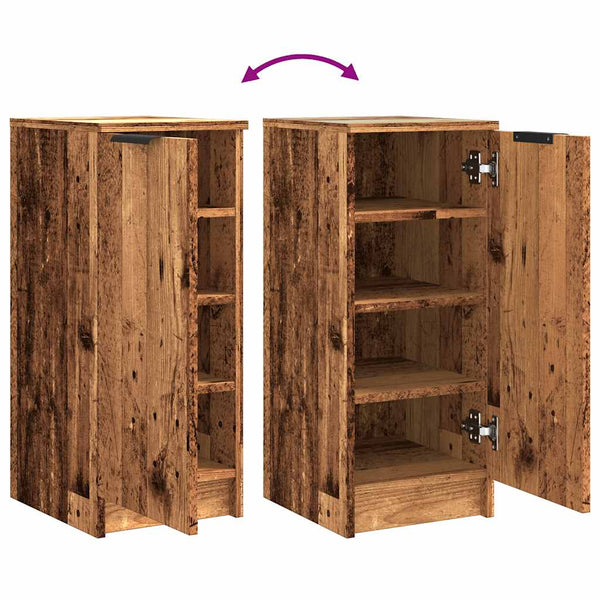 Schuhschrank Altholz-Optik, 70 cm