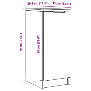 Schuhschrank Altholz-Optik, 70 cm