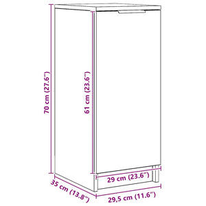 Schuhschrank Artisan Eiche 70cm