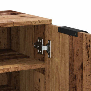 Schuhschrank Altholz-Optik