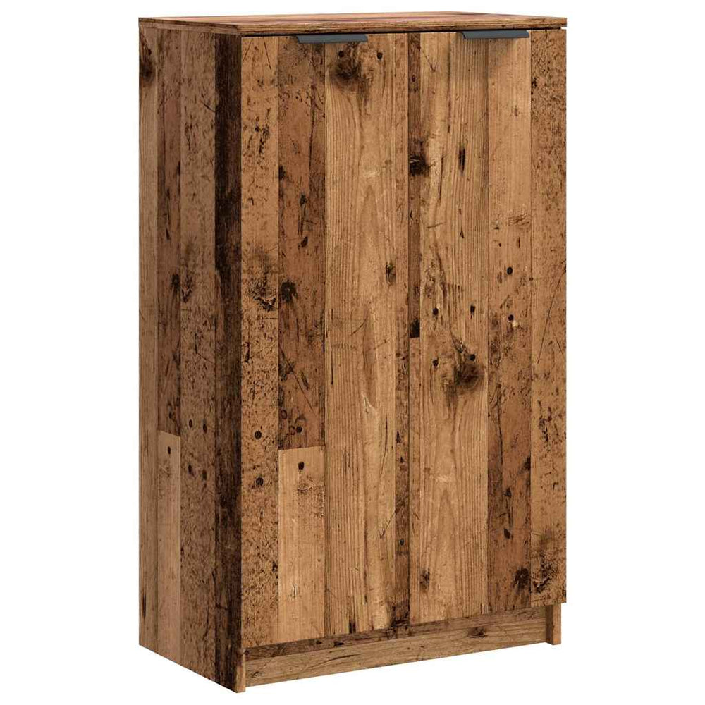 Schuhschrank Altholz-Optik, 59 cm