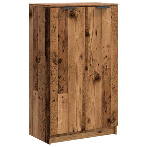 Schuhschrank Altholz-Optik, 59 cm