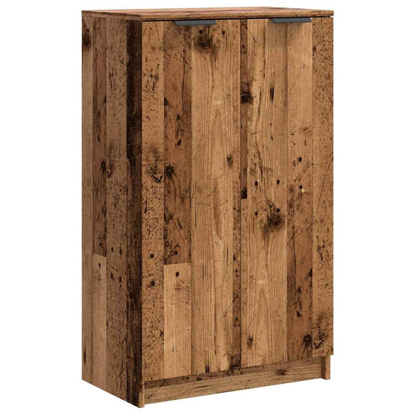Schuhschrank Altholz-Optik, 59 cm