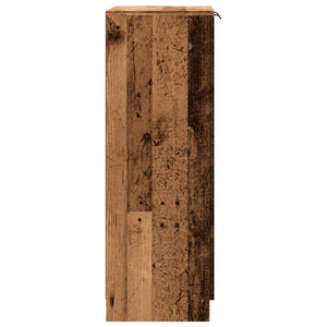 Schuhschrank Altholz-Optik, 59 cm