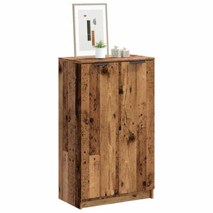 Schuhschrank Altholz-Optik, 59 cm