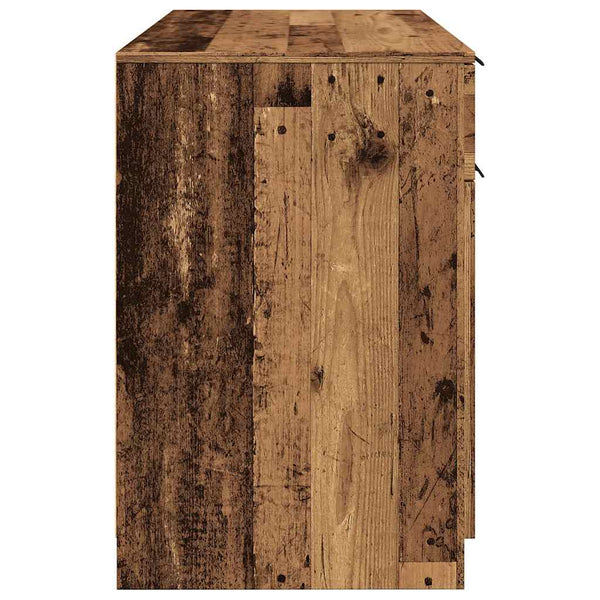 Schreibtisch Altholz-Optik 100 cm