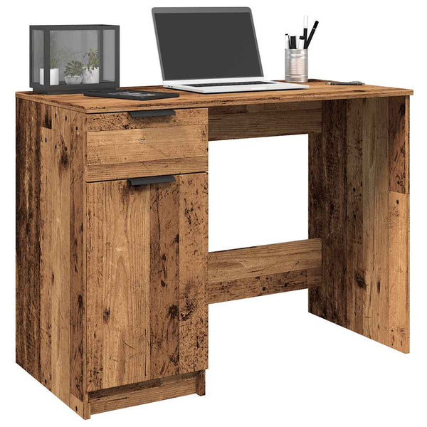 Schreibtisch Altholz-Optik 100 cm