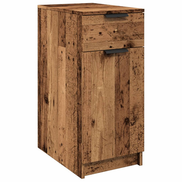 Büroschrank Altholz-Optik 33x50x75 cm