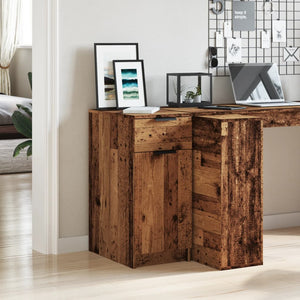 Büroschrank Altholz-Optik 33x50x75 cm