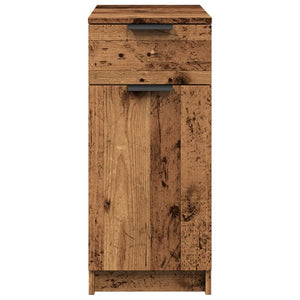 Büroschrank Altholz-Optik 33x50x75 cm