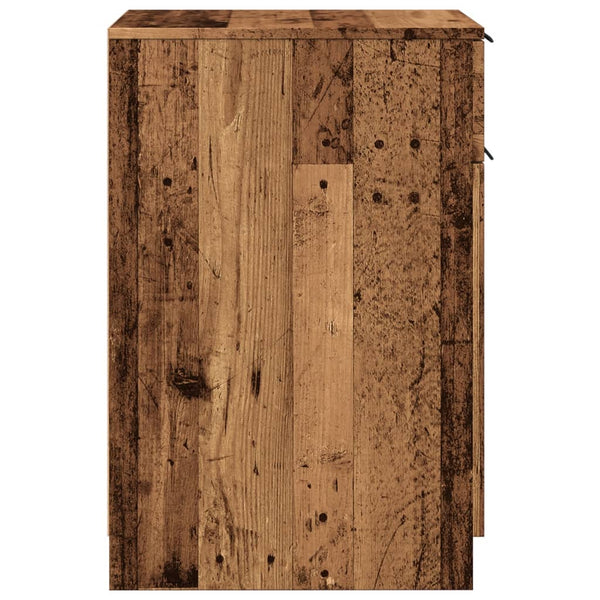 Büroschrank Altholz-Optik 33x50x75 cm