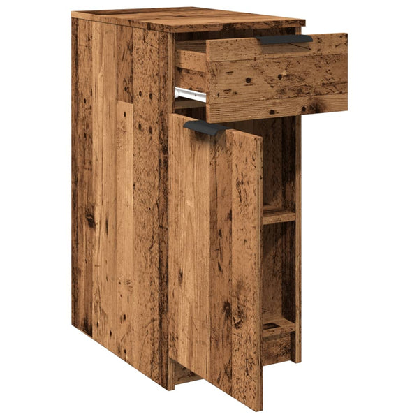 Büroschrank Altholz-Optik 33x50x75 cm
