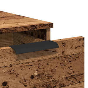 Büroschrank Altholz-Optik 33x50x75 cm