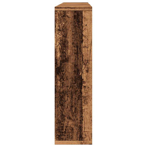 LED Spiegelschrank Altholz-Optik 76 cm