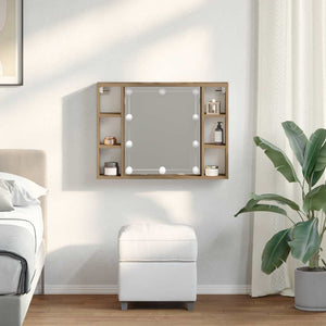 LED Spiegelschrank Artisan Eiche 76 cm