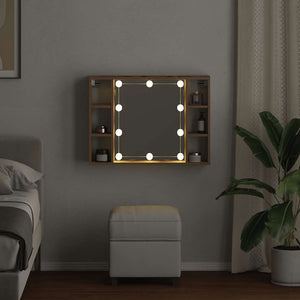 LED Spiegelschrank Artisan Eiche 76 cm
