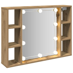 LED Spiegelschrank Artisan Eiche 76 cm