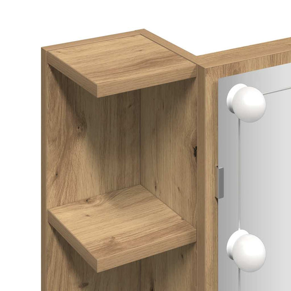 LED Spiegelschrank Artisan Eiche 70x60 cm