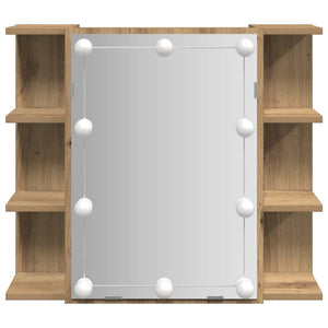 LED Spiegelschrank Artisan Eiche 70x60 cm