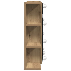 LED Spiegelschrank Artisan Eiche 70x60 cm