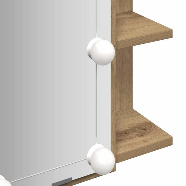 LED Spiegelschrank Artisan Eiche 70x60 cm