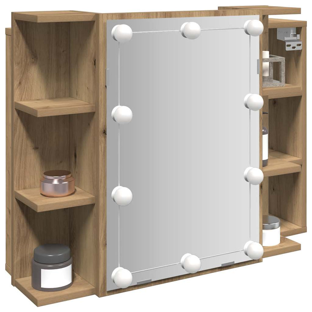 LED Spiegelschrank Artisan Eiche 70x60 cm