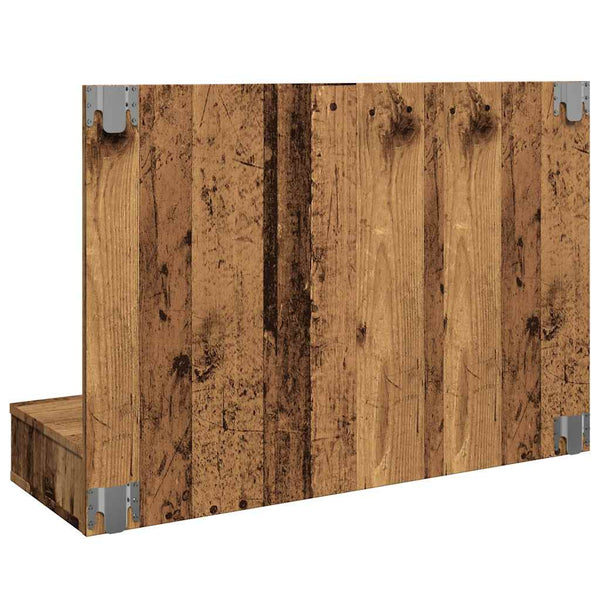 LED Spiegelschrank Altholz 90 cm