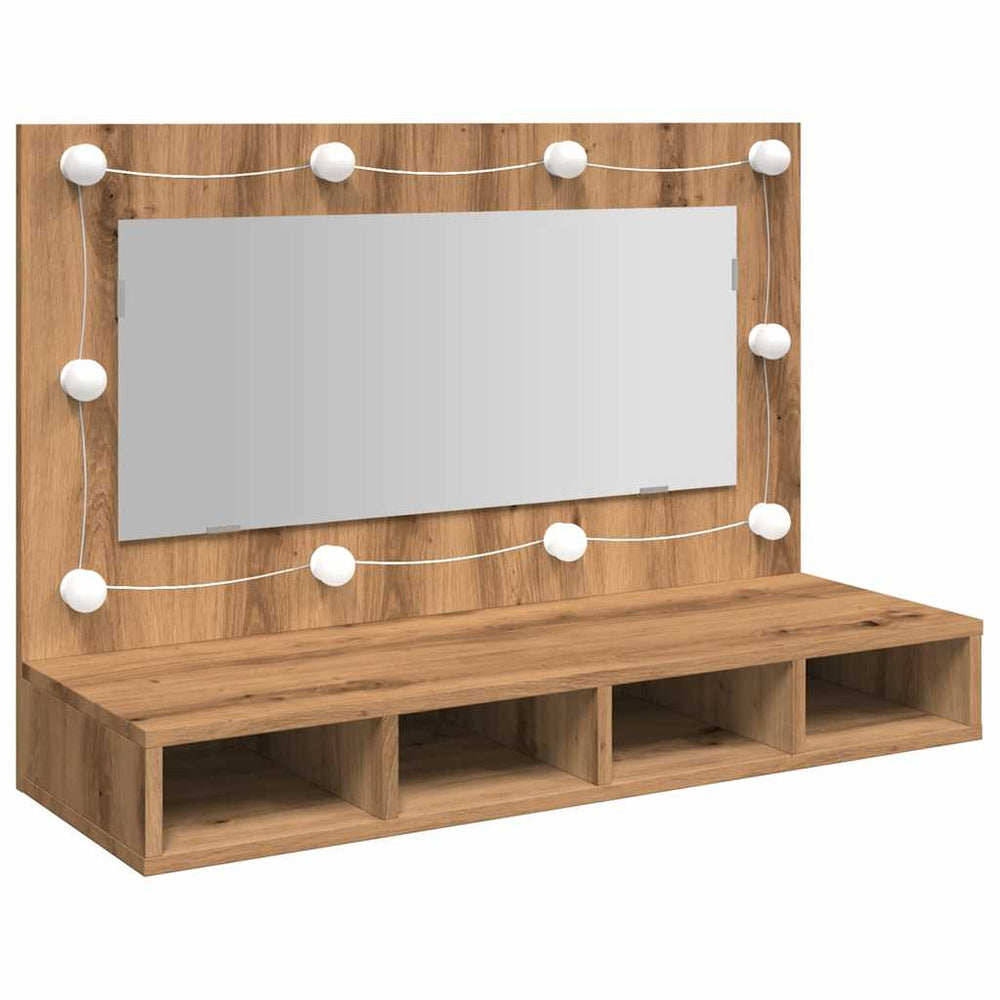 LED Spiegelschrank Artisan-Eiche 90cm