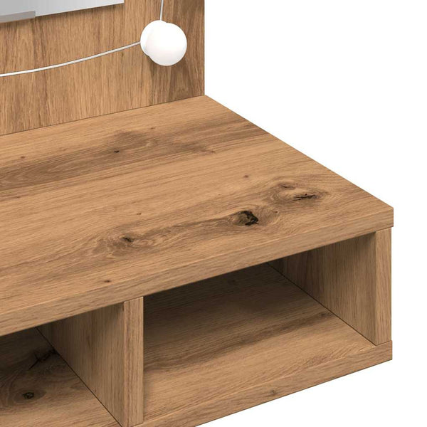 LED Spiegelschrank Artisan-Eiche 90cm
