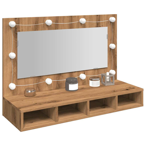 LED Spiegelschrank Artisan-Eiche 90cm