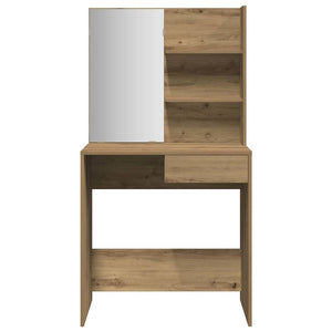 Schminktisch mit Spiegel Artisan-Eiche 74,5 cm