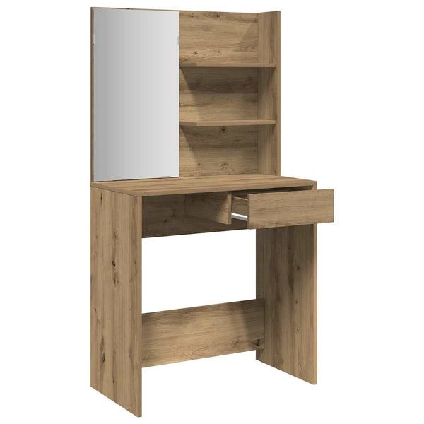 Schminktisch mit Spiegel Artisan-Eiche 74,5 cm