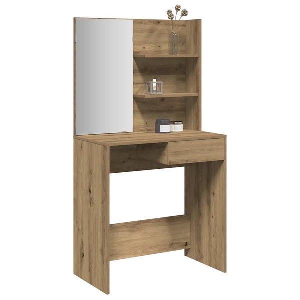 Schminktisch mit Spiegel Artisan-Eiche 74,5 cm