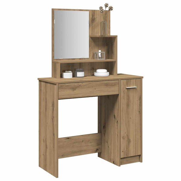 Schminktisch mit Spiegel Artisan-Eiche