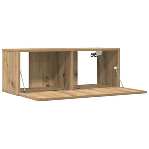 TV-Wandschränke 80x30x30 cm, 2er Set Eiche