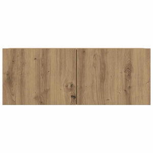 TV-Wandschränke 80x30x30 cm, 2er Set Eiche