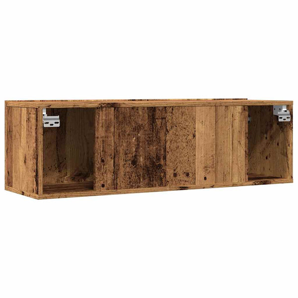 TV-Wandschränke 2er Altholz-Optik 100cm