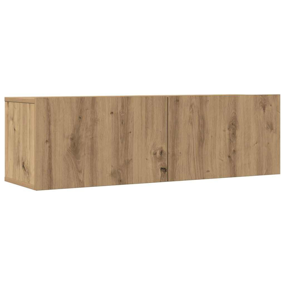 vidaXL Meubles TV muraux 2 pcs Chêne artisan 100x30x30 cm
