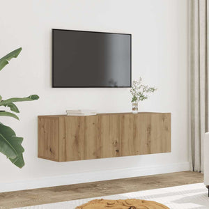 TV-Wandschränke Artisan-Eiche, 2er-Set