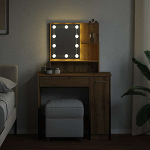 Schminktisch mit LED Artisan Eiche 86,5 cm